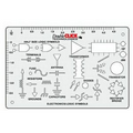 Electrical Symbols Template 4 - Horizontal (6"x4"x0.03")